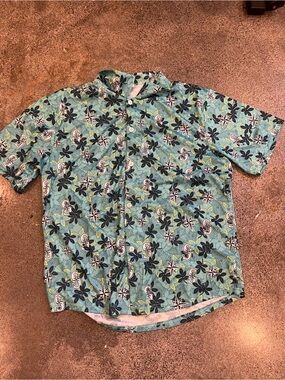 Men's seattle Mariners Hawaiian  Short-Sleeve Polo Shirt.